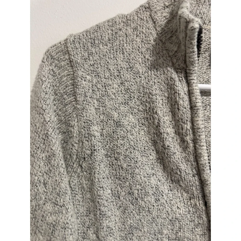 Gymboree Marled Zip-Up Cardigan Sweater Boys 5T Grey Full Zip Knit Pocket